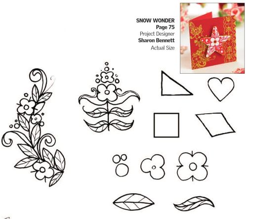 Nordic style Christmas box and card