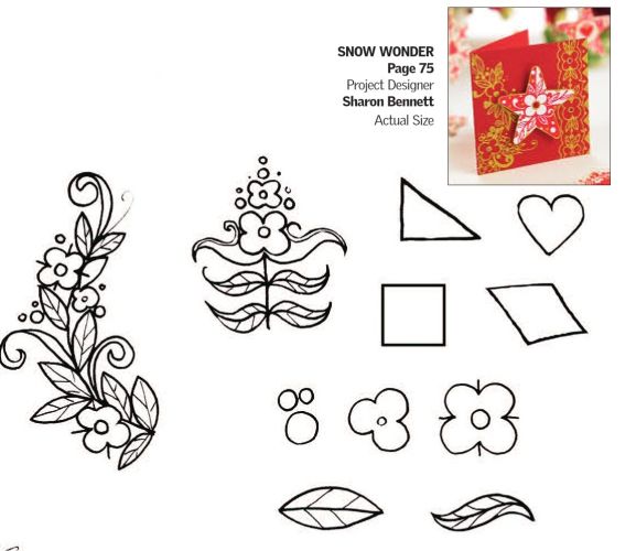 Nordic style Christmas box and card