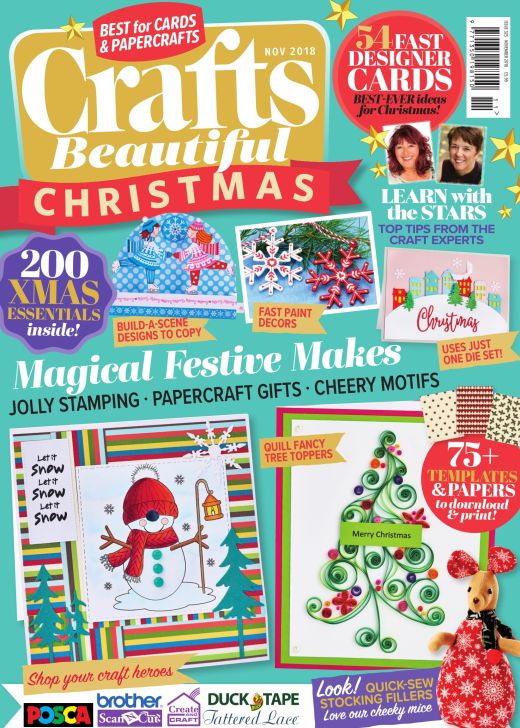 Crafts Beautiful November 2018 Issue 325 Template Pack