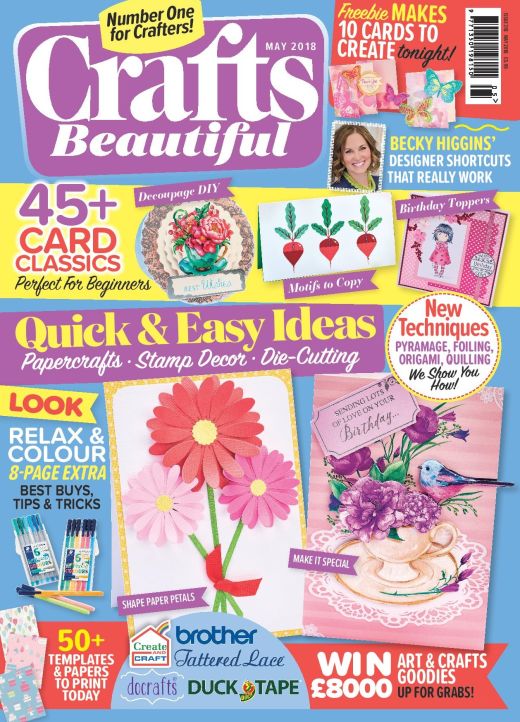 Crafts Beautiful May 2018 Issue 318 Template Pack
