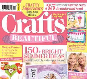 Crafts Beautiful July 2017 Issue 307 Template Pack