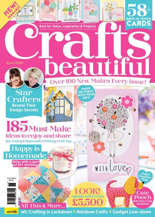 Crafts Beautiful June 2020 Issue 346 Template Pack