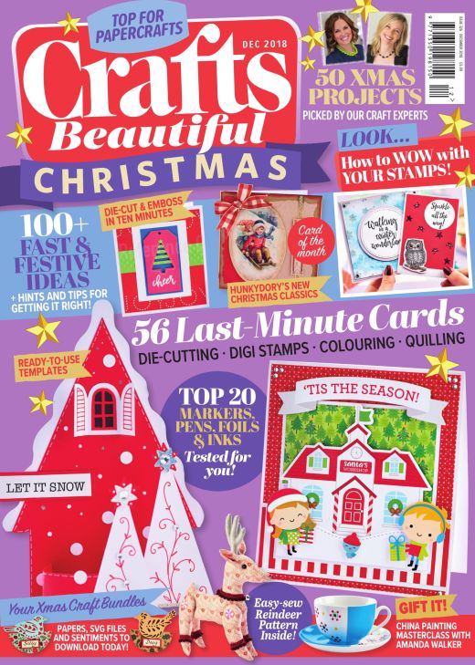 Crafts Beautiful December 2018 Issue 326 Template Pack