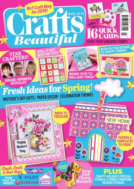 Crafts Beautiful March 2019 Issue 330 Template Pack