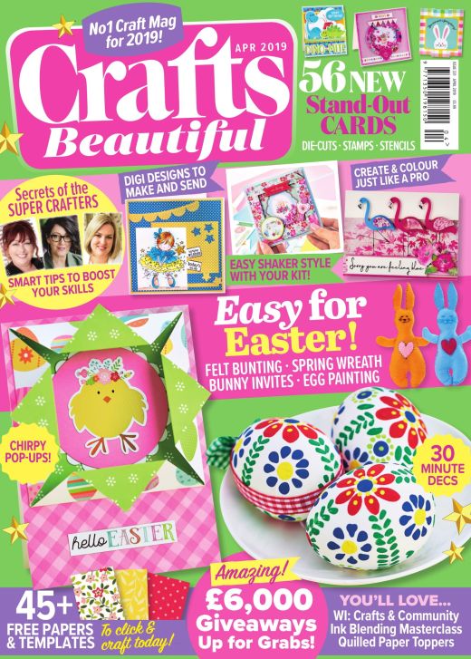 Crafts Beautiful April 2019 Issue 331 Template Pack