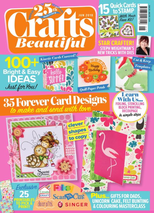 Crafts Beautiful June 2018 Issue 319 Template Pack