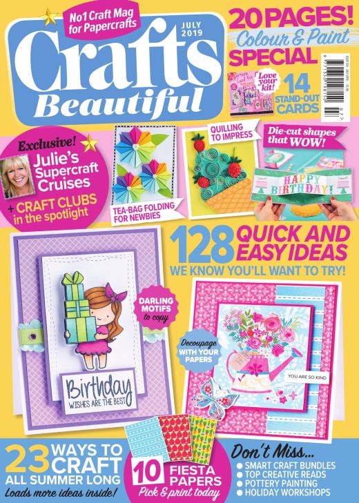 Crafts Beautiful July 2019 Issue 334 Template Pack