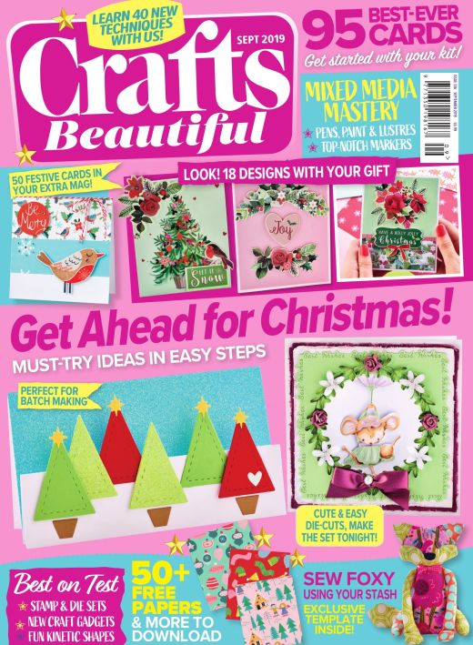 Crafts Beautiful September 2019 Issue 336 Template Pack