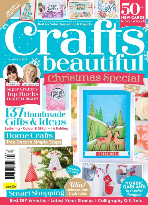 Crafts Beautiful Christmas Special 2020 Issue 351 Template Pack