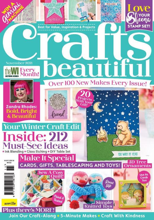 Crafts Beautiful November 2021 Issue 365 Template Pack