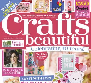 Crafts Beautiful January 2023 Issue 380 Template Pack