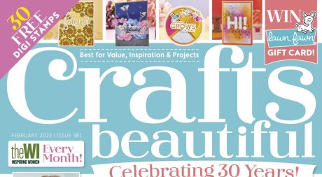 Crafts Beautiful February 2023 Issue 381 Template Pack