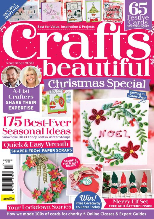 Crafts Beautiful November 2020 Issue 352 Template Pack