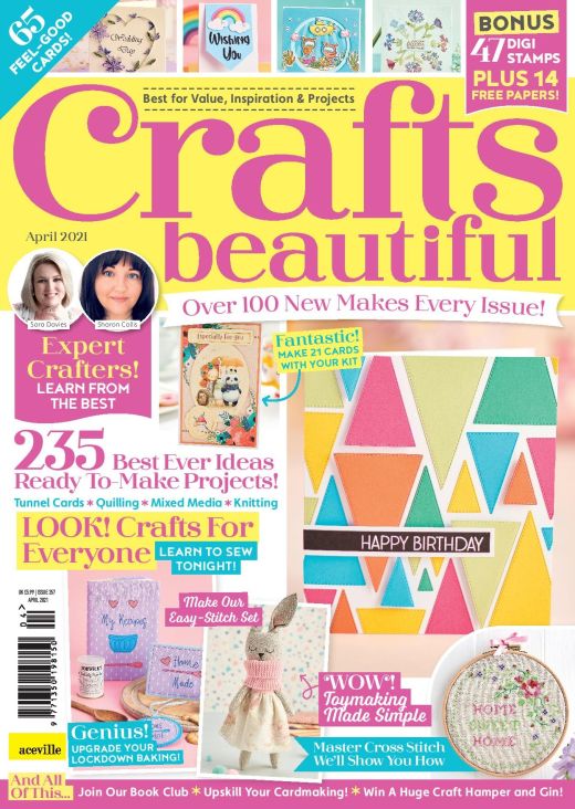 Crafts Beautiful April 2021 Issue 357 Template Pack