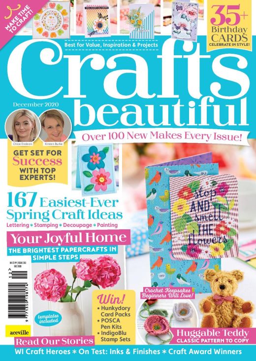 Crafts Beautiful December 2020 Issue 353 Template Pack