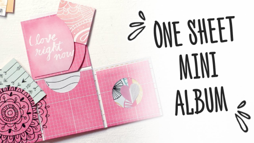 One Sheet Mini Album Templates