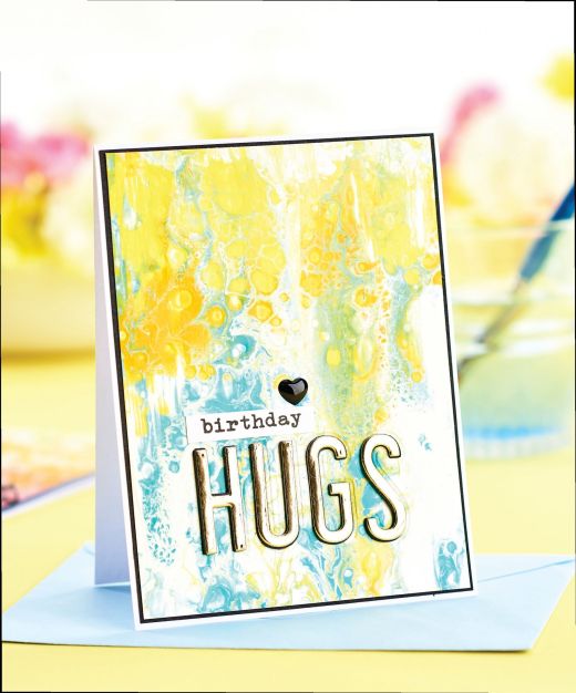 Create Paint Pouring Cards