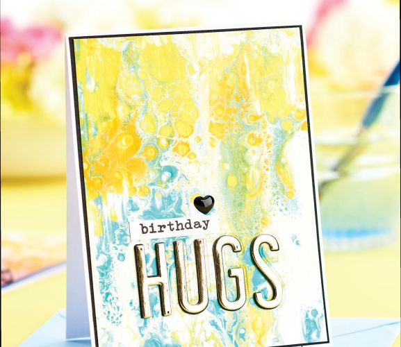 Create Paint Pouring Cards