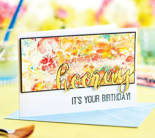Create Paint Pouring Cards