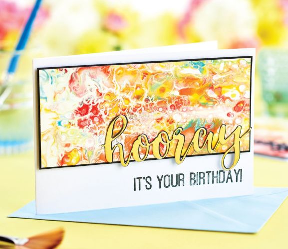 Create Paint Pouring Cards