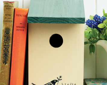 Painted Bird House Painted Bird House