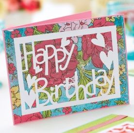 Happy Birthday, Love & Bird Papercutting Templates