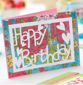 Happy Birthday, Love & Bird Papercutting Templates