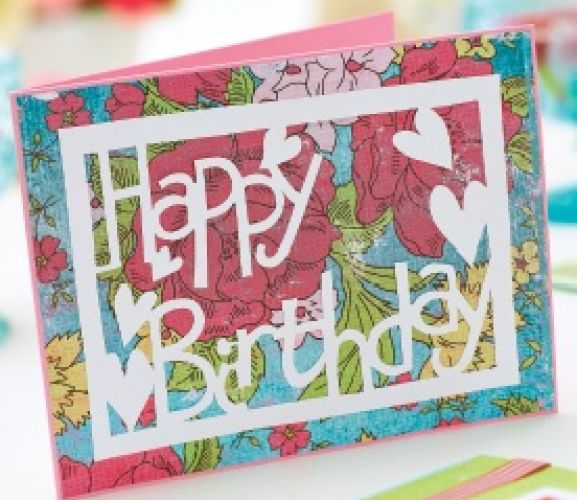 Happy Birthday, Love & Bird Papercutting Templates