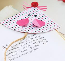 Papercraft Mouse Bookmark Papercraft Mouse Bookmark