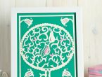 Modern Christmas Papercutting Template