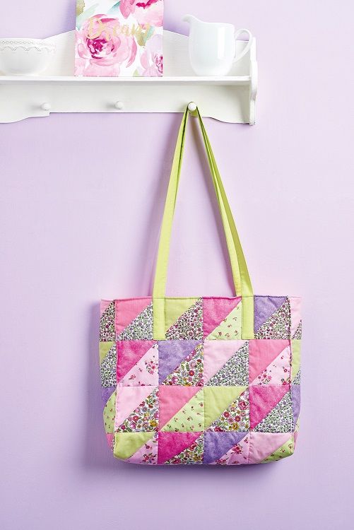 Patchwork Beach Tote