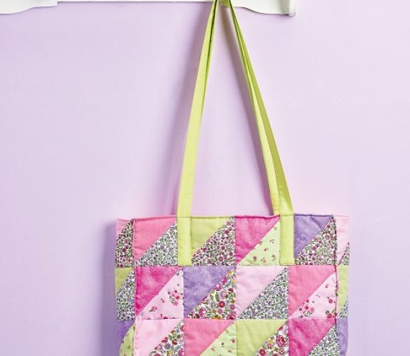Patchwork Beach Tote