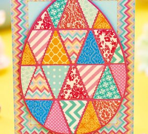 Patchwork Easter Card