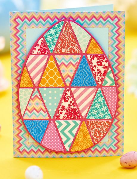 Patchwork Easter Card Patchwork Easter Card
