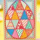 Patchwork Easter Card