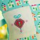 Patchwork And Cross-Stitch Pillow