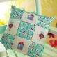 Patchwork And Cross-Stitch Pillow