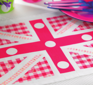 Patriotic Pink Tableware