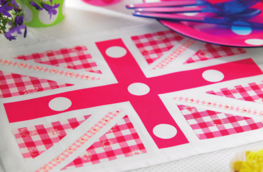 Patriotic Pink Tableware