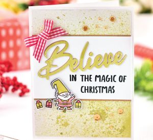 Pearlescent Powder Spritzer Cards