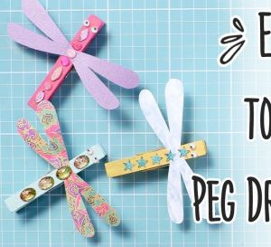 Easy To Make Peg Dragonflies