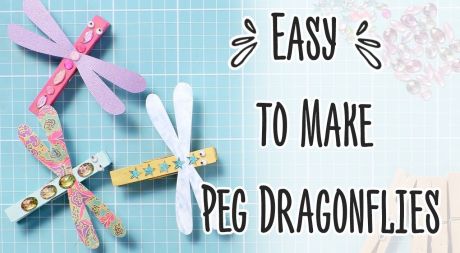 Easy To Make Peg Dragonflies