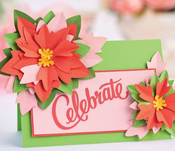 Die-Cut a Poinsettia Set