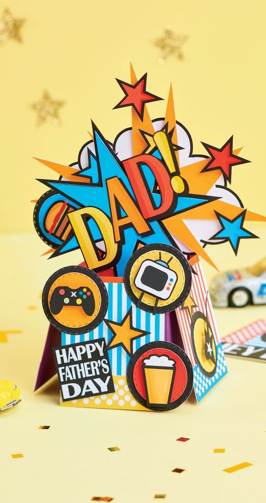 Pop Art Father’s Day Cards