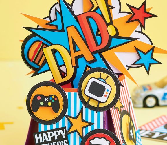 Pop Art Father’s Day Cards