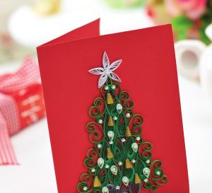 Quilled Christmas Tree Card