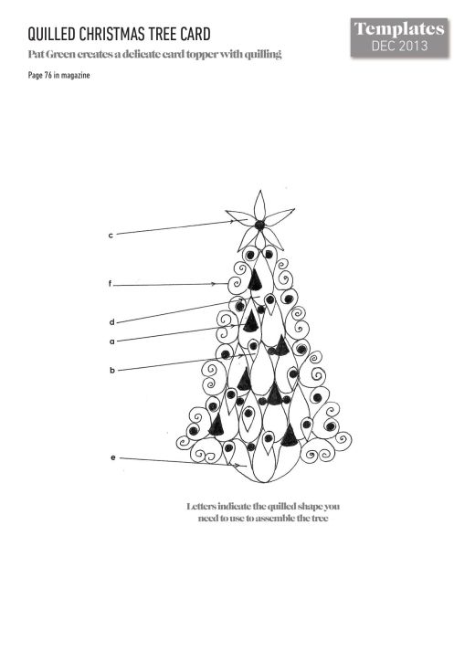 Quilled Christmas Tree Card