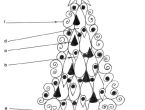 Quilled Christmas Tree Diagram