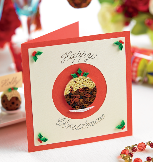 Quilled Christmas Puddings