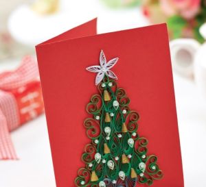 Quilled Christmas Tree Diagram